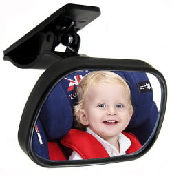 Baby mirror outlet for no headrest