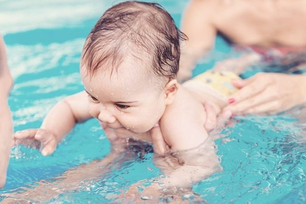 Introducing Baby to Swimming