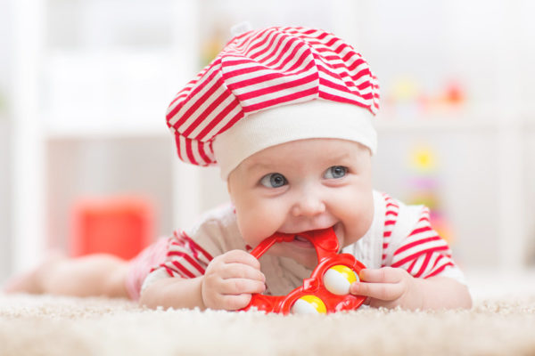 soothe teething baby