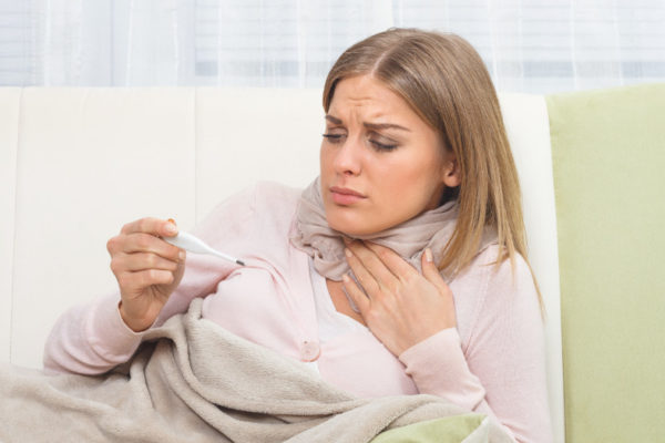 sore throat pregnant