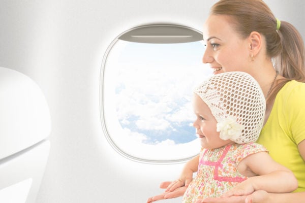 flying with baby